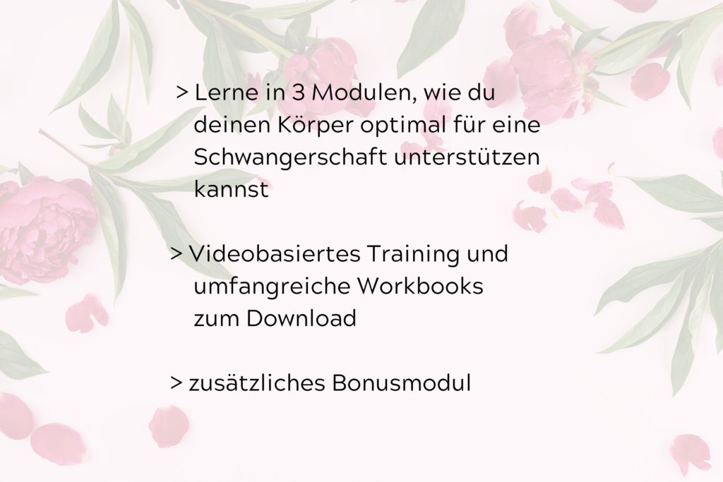 Onlinekurs Kinderwunsch Schwangerwerden